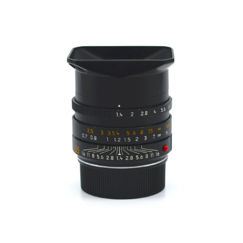 [Leica] M 35mm F/1.4 SUMMILUX ASPH 6bit Black&amp;nbsp;E 93 %(후드 리페인트)/ L 95%[box]