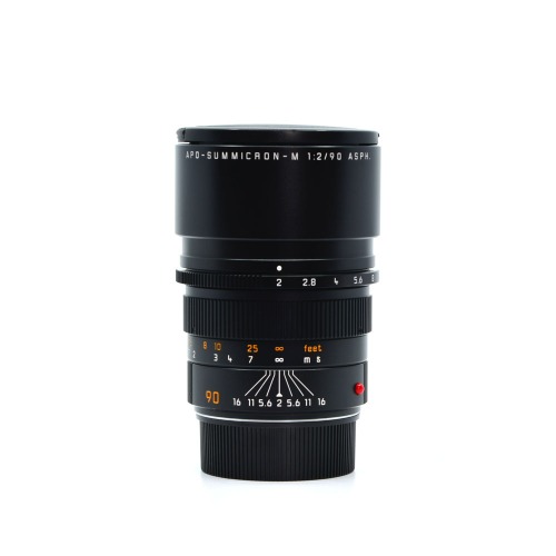 [Leica] M 90mm F/2 APO SUMMICRON ASPH 6bit Black&amp;nbsp;95%[box]/위탁제품