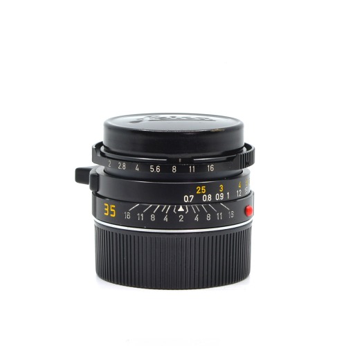 [Leica] M 35mm F/2 SUMMICRON 4th Black&amp;nbsp;외부95%/내부95%[후드, 캡2]