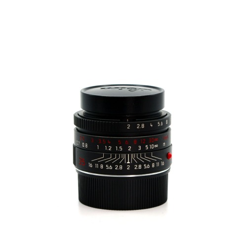 [Leica] M 35mm F/2 Summicron ASPH 6BIT Black Chrome&amp;nbsp;95%[Box]/위탁제품