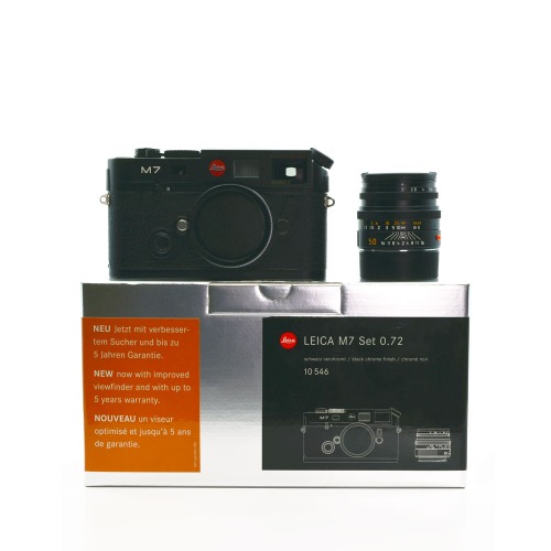 [Leica] M 7 set 0.72 Black&amp;nbsp;98%[box]