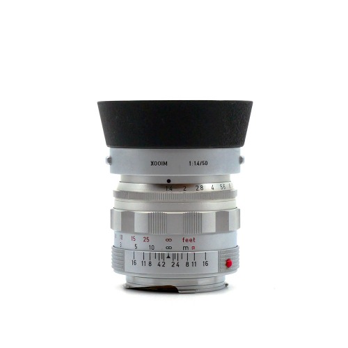 [Leica] M 50mm F/1.4 SUMMILUX 2nd Silver&amp;nbsp;외부95% / 내부95%[후드, 버블케이스]/위탁제품