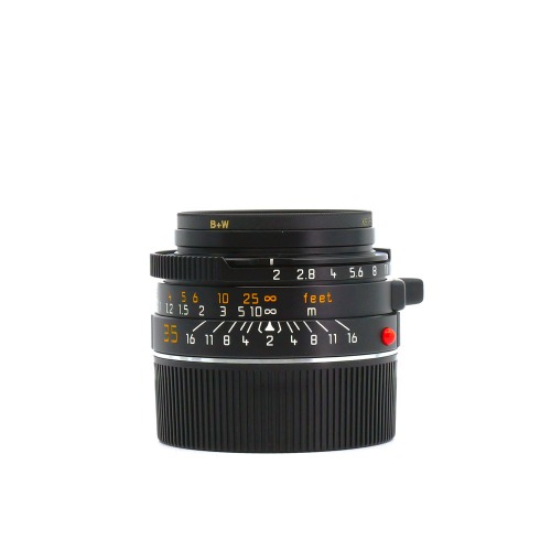 [Leica] M 35mm F/2 SUMMICRON 4th Black&amp;nbsp;외부98% / 내부98%[파우치, B+W필터, 캡2, 후드]/위탁제품
