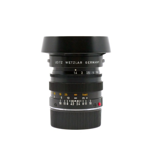 [Leica] M 50mm F/1.4 SUMMILUX 3rd Black&amp;nbsp;외부95% / 내부95%[후드, 캡2]/위탁제품