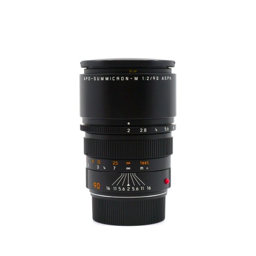 [Leica] M 90mm F/2 APO SUMMICRON ASPH Black&amp;nbsp;외부98% / 내부98%[풀박스, B+W 필터]/위탁제품
