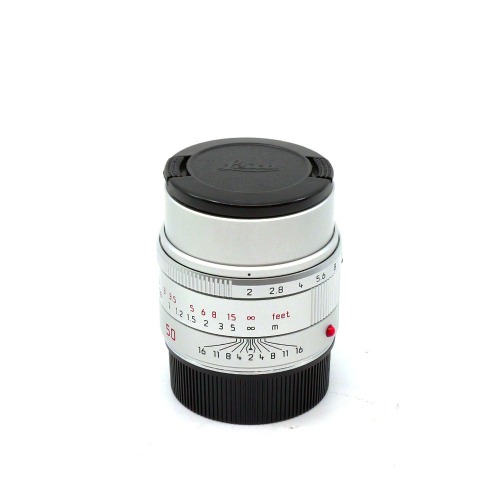 [Leica] M 50mm F/2 APO-SUMMICRON Silver&amp;nbsp;외부98% / 내부95%[파우치, 캡2]/위탁제품