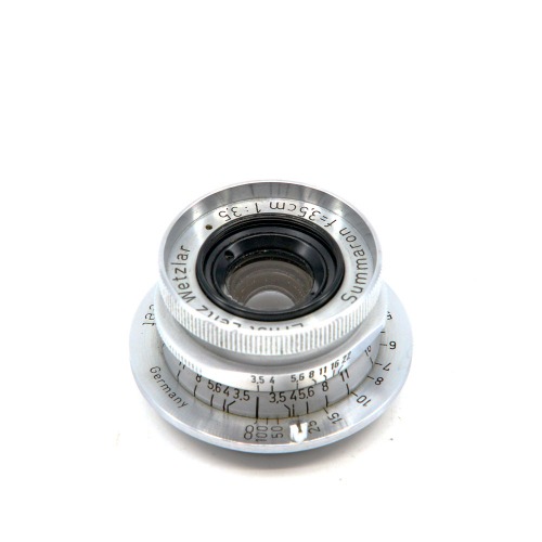 [Leica] L 35mm F/3.5 SUMMARON Silver&amp;nbsp;외부 93%/내부 90%[버블케이스, 앞캡]/위탁제품