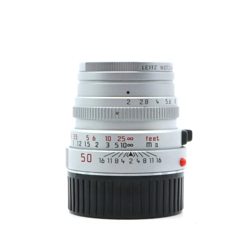 [Leica] M 50mm F/2 SUMMICRON 3rd Silver&amp;nbsp;외부 95%/내부 95%[후드, 앞캡, 뒷캡]/위탁제품