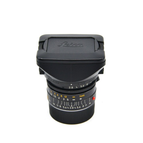 [Leica] M 28mm F/2.8 ELMARIT 4th Black&amp;nbsp;외부95%/내부95%[후드, 캡2]