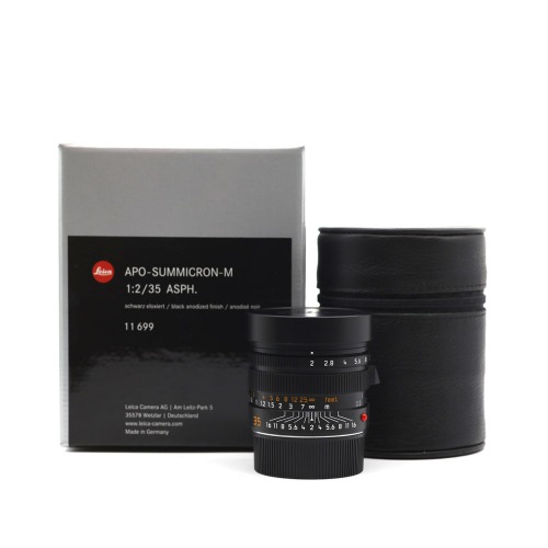 [Leica] M 35mm F/2 APO-SUMMICRON ASPH Black&amp;nbsp;신동품 [풀 박스]/위탁제품