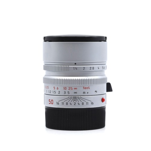 [Leica] M 50mm F/1.4 SUMMILUX ASPH Silver&amp;nbsp;외부96%/내부98%[캡2]/위탁제품