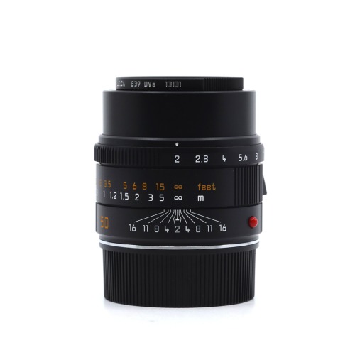 [Leica] M 50mm F/2 APO-SUMMICRON Black&amp;nbsp;외부95% / 내부95%[라이카 필터, 뒷 캡]