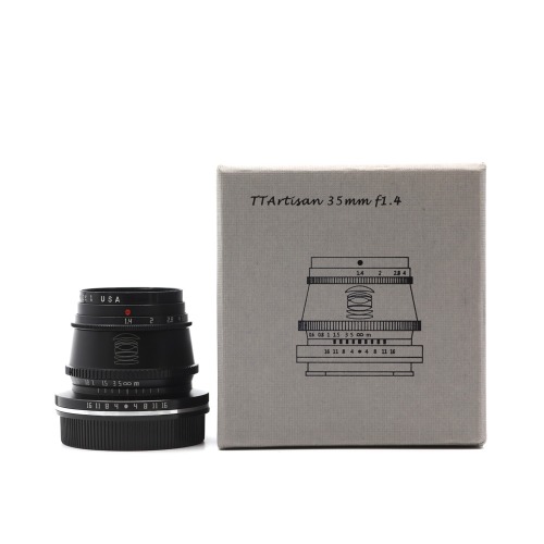 [TTArtisan] L 35mm F/1.4 Black (SL,TL,CL)&amp;nbsp;외부98%/내부95%[풀 박스, Haze1필터, For L 마운트 카메라(SL, CL, TL)]/위탁제품