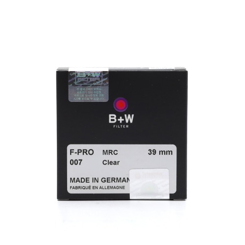 [B+W] F-Pro MRC Clear 39mm&amp;nbsp;신품 [풀 박스]/위탁제품