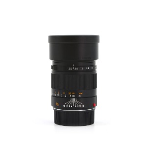 [Leica] M 75mm F/2.5 SUMMARIT 6bit Black&amp;nbsp;외부95% / 내부95%[후드, 캡, 필터]