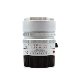[Leica] M 50mm F/1.4 SUMMILUX ASPH Silver&amp;nbsp;외부95% / 내부98%[박스, 보증서, 윗캡, 라이카 필터, 가죽케이스]/위탁제품