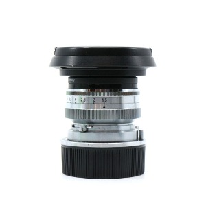 [Carl Zeiss] 50mm F/1.5 Sonnar +콘탁스 M어뎁터 Silver&amp;nbsp;외부93% / 내부95%[후드, 필터, 캐논캡, 뒷캡]/위탁제품