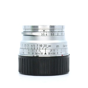 [Leica]  L 35mm F/3.5 SUMMARON Silver&amp;nbsp;외부 90%/내부 90%[LTM, 뒷캡(Leica x), 케이스(플라스틱)]/위탁제품