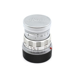 [Leica] M 50mm F/2 SUMMICRON Rigid Silver&amp;nbsp;외부 95%/내부 93%[캡2, 필터]/위탁제품